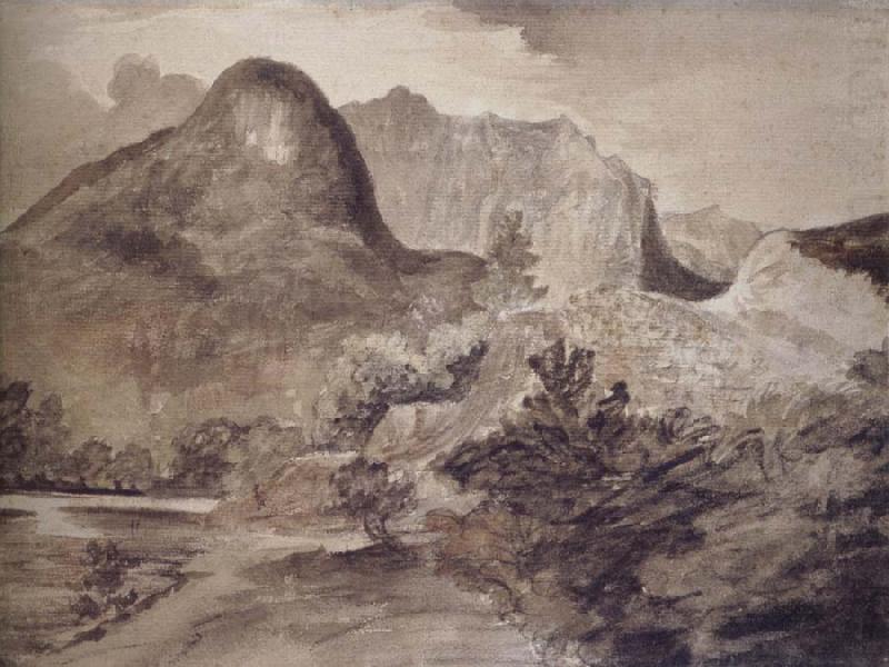 John Constable The Castle Rock,Borrowdale